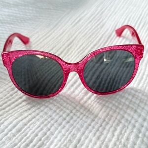 Gucci Pink Glitter Sunglasses